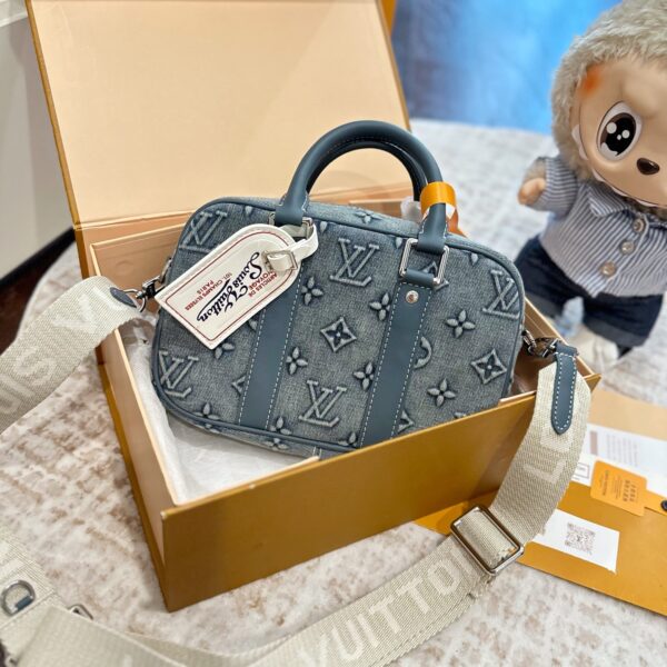 ルイ ヴィトン ( Louis Vuitton)デニム ショルダーバッグ 24cm