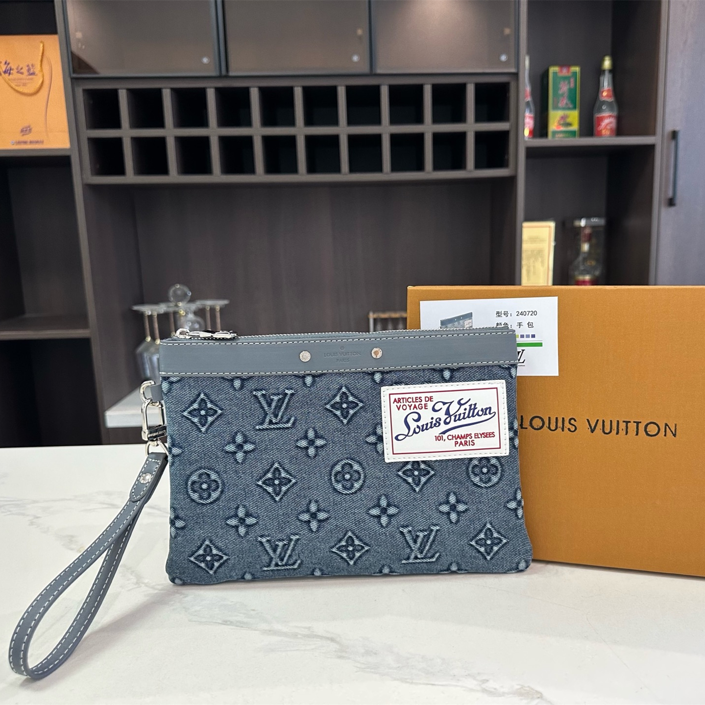 ルイ ヴィトン ( Louis Vuitton)デニム 新作 バッグ 27x18cm