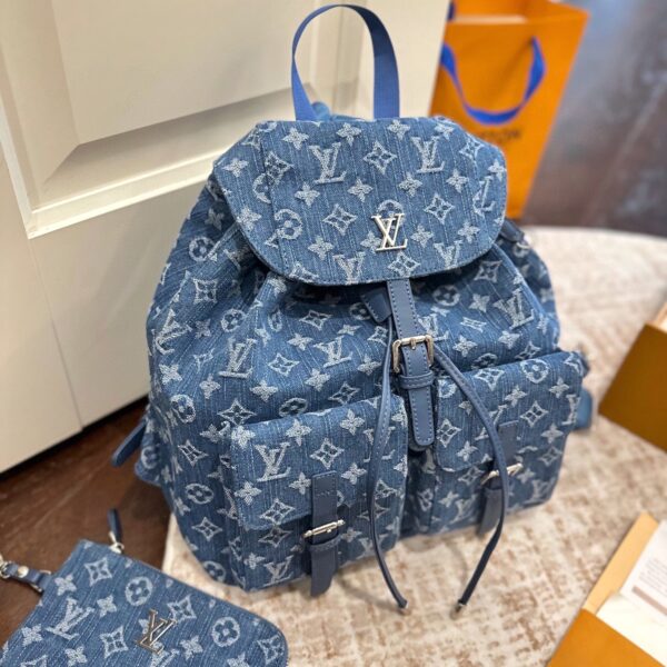 ルイ ヴィトン ( Louis Vuitton) デニム リュック 30X40cm