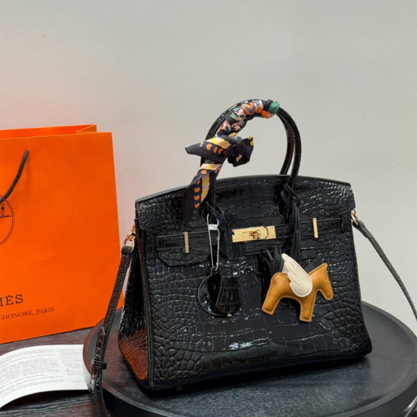 【HERMES】エルメス バーキン トカゲ 30cm