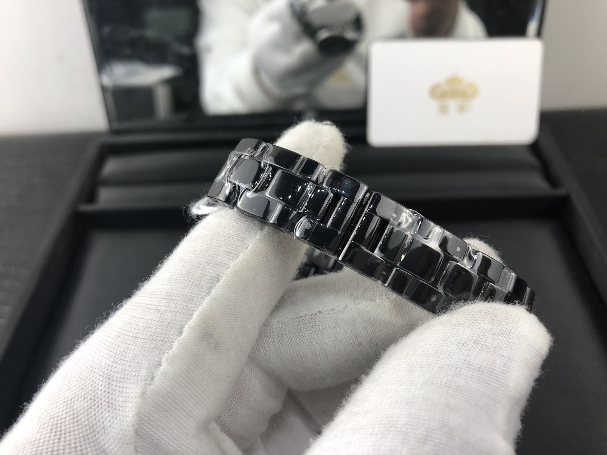 シャネル(Chanel) セラミック J12 時計 黒 33mm