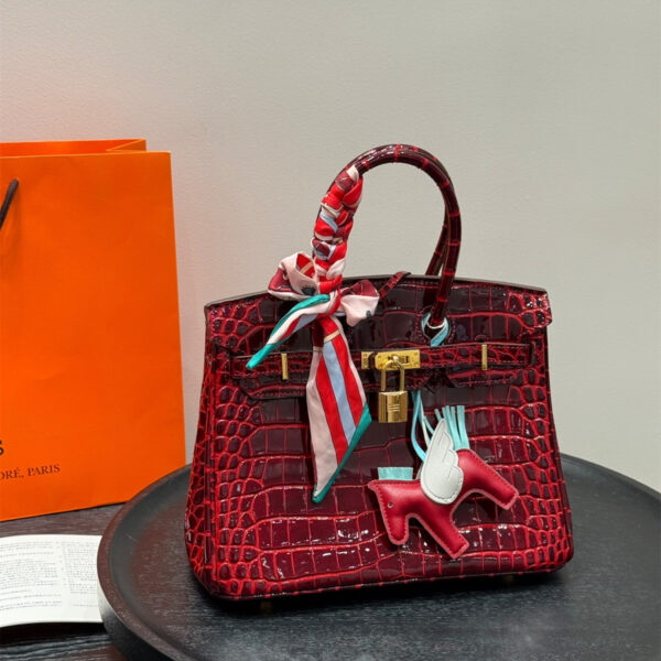 【HERMES】エルメス バーキン トカゲ 30cm