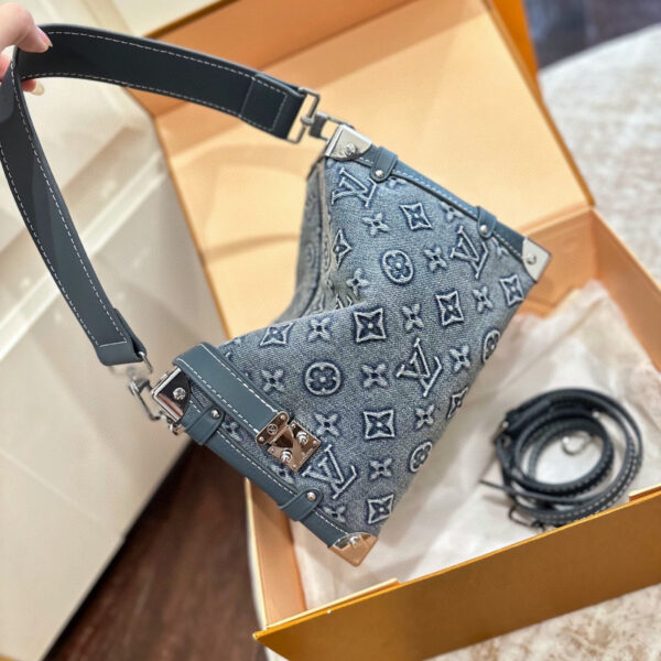 ルイ ヴィトン ( Louis Vuitton)デニム 肩掛け バッグ 24cm