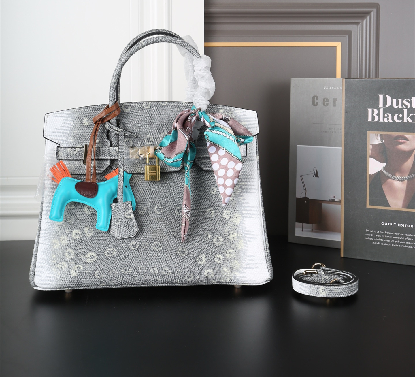 【HERMES】エルメス バーキン トカゲ 30cm