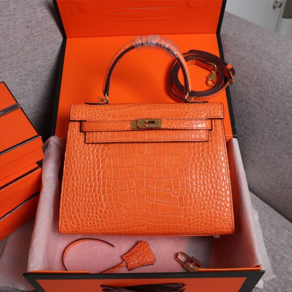 【HERMES】エルメス ケリー クロコ 25cm