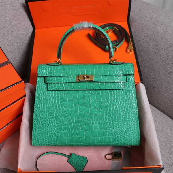 【HERMES】エルメス ケリー クロコ 25cm