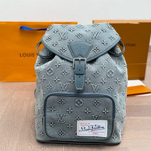 ルイ ヴィトン ( Louis Vuitton) デニム リュック 28x36cm