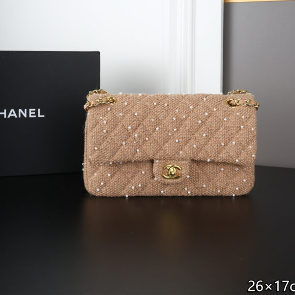 シャネル(Chanel) Classic Flap CF チェーン バッグ 26X17cm