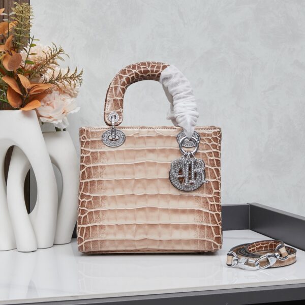 ディオール(Dior) レディース ダイアナ妃のバッグ クロコ 20x18x9cm