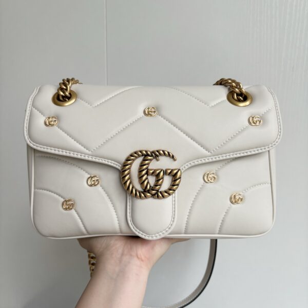 グッチ(GUCCI) GG バッグ 白 26x7x15cm