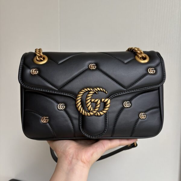 グッチ(GUCCI) GG バッグ 黒 26x7x15cm