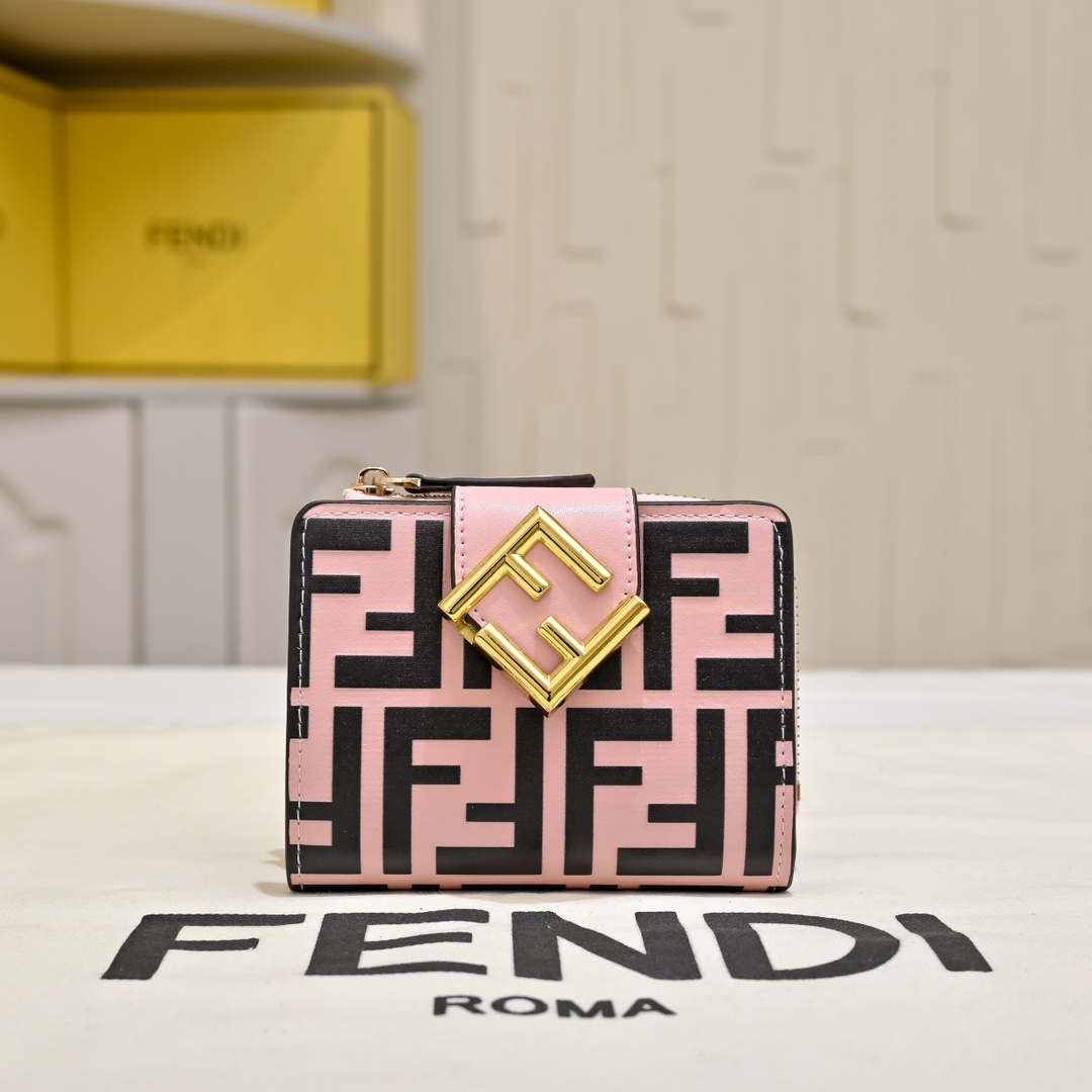 Fendi(フェンディ) FF Diamonds 財布 レディース 10X4X8cm